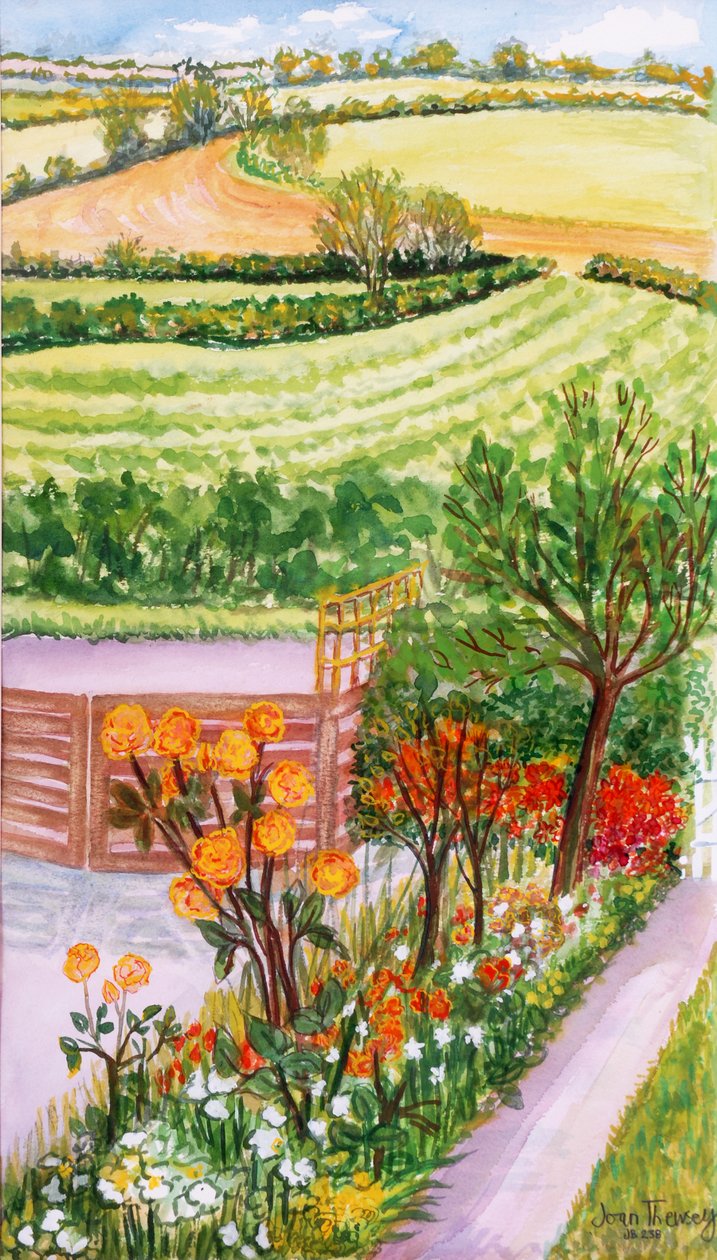 Chata Garden a výhled dále, 2000. od Joan Thewsey