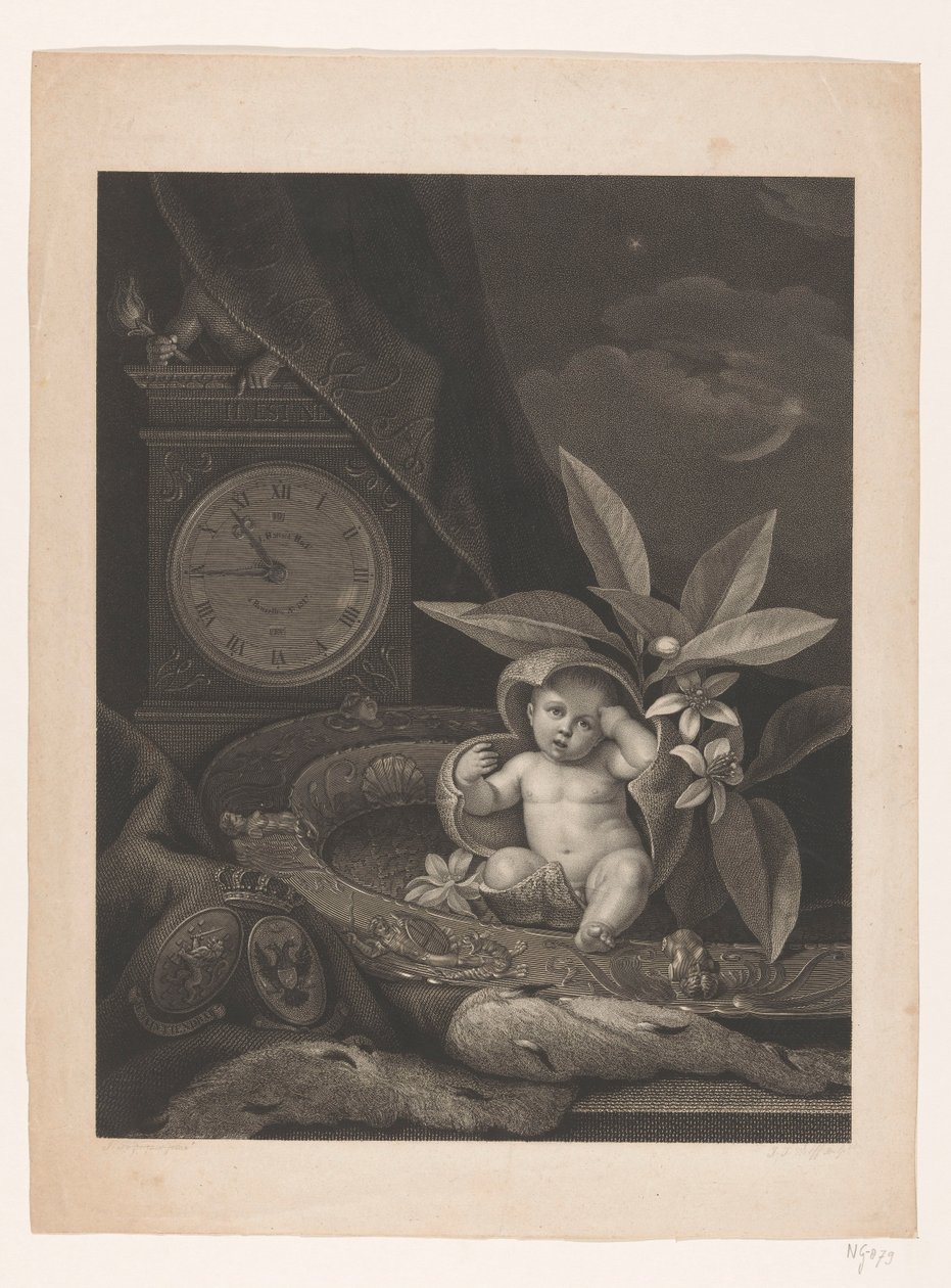 Narození budoucího krále Williama III., 1817 od Joannes Josephus Wolff