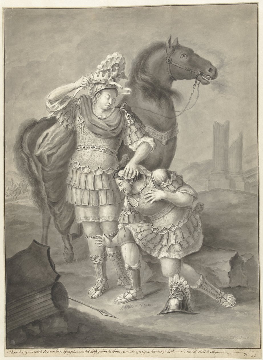 Alexandr a Lysimachos od Joannis Jacobus Bijlaert