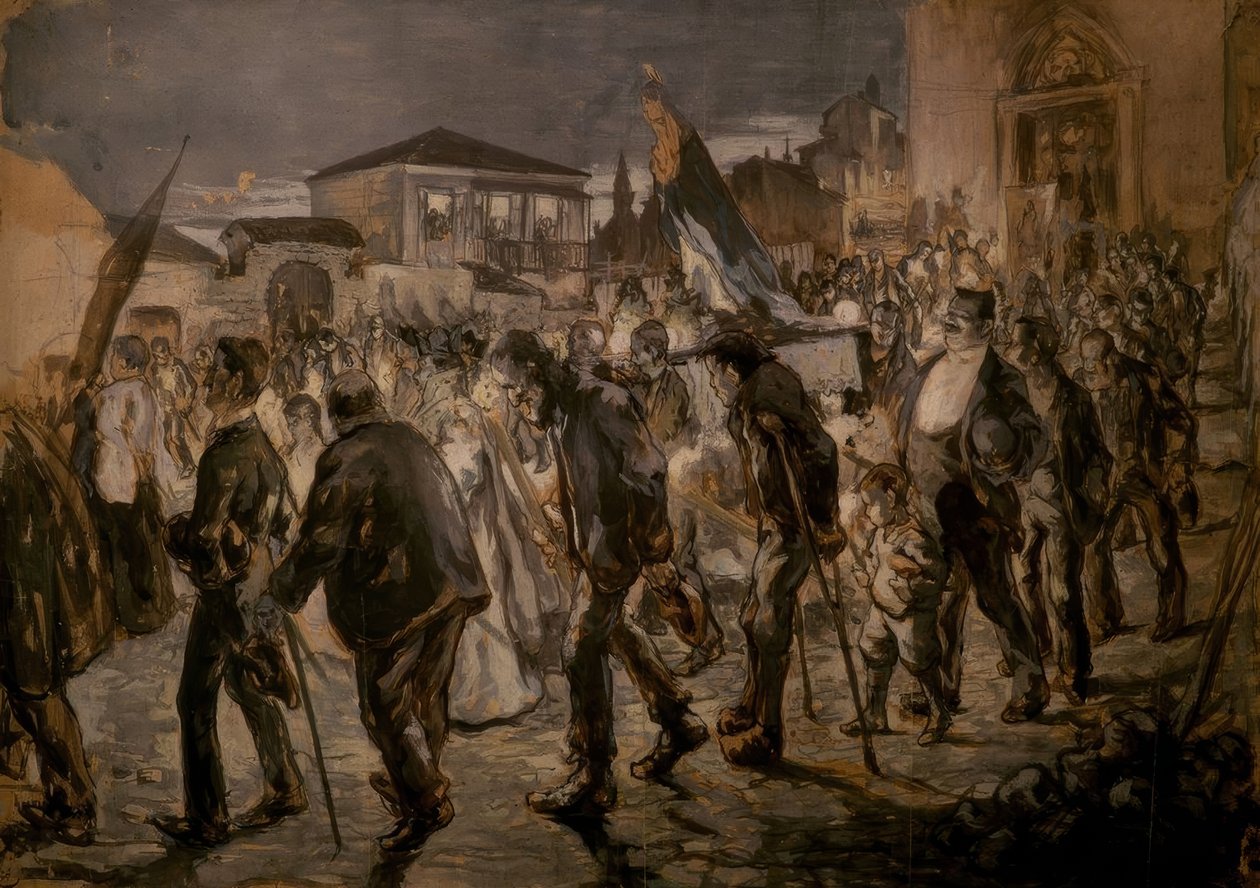Odjezd průvodu od Joaquim Mir i Trinxet