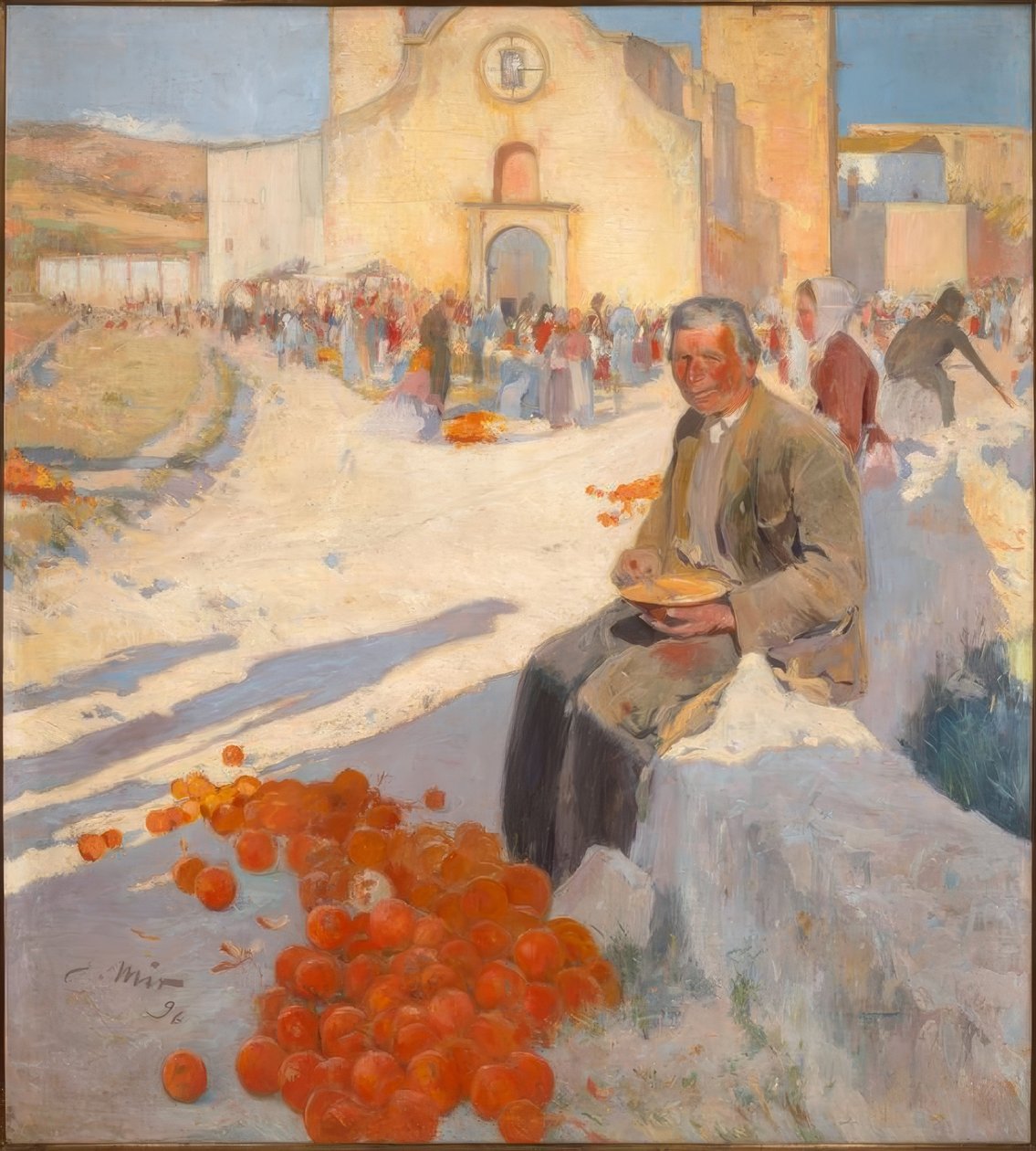 Oranžový prodavač od Joaquim Mir i Trinxet