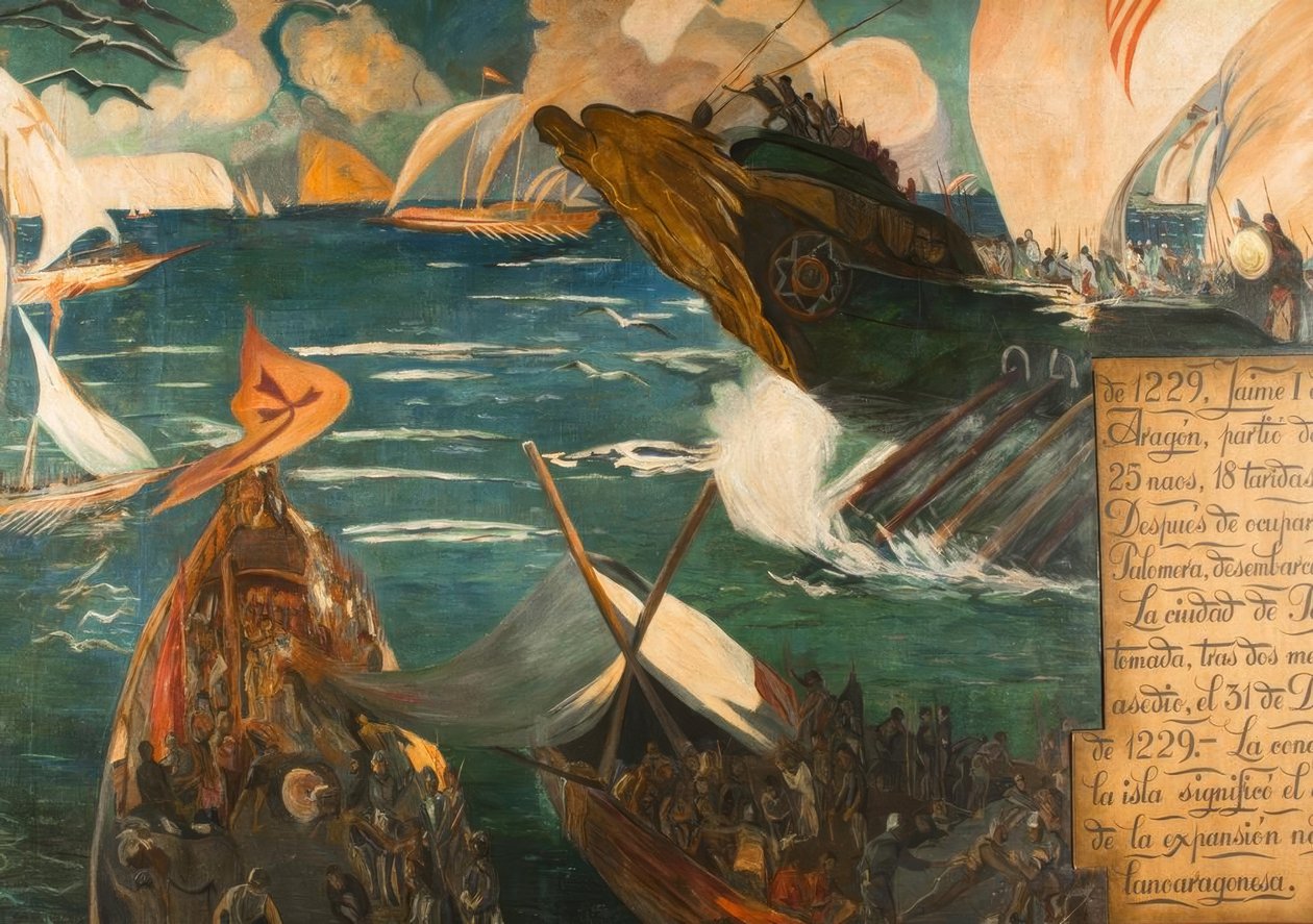 Dobytí Mallorky od Joaquim Mir i Trinxet