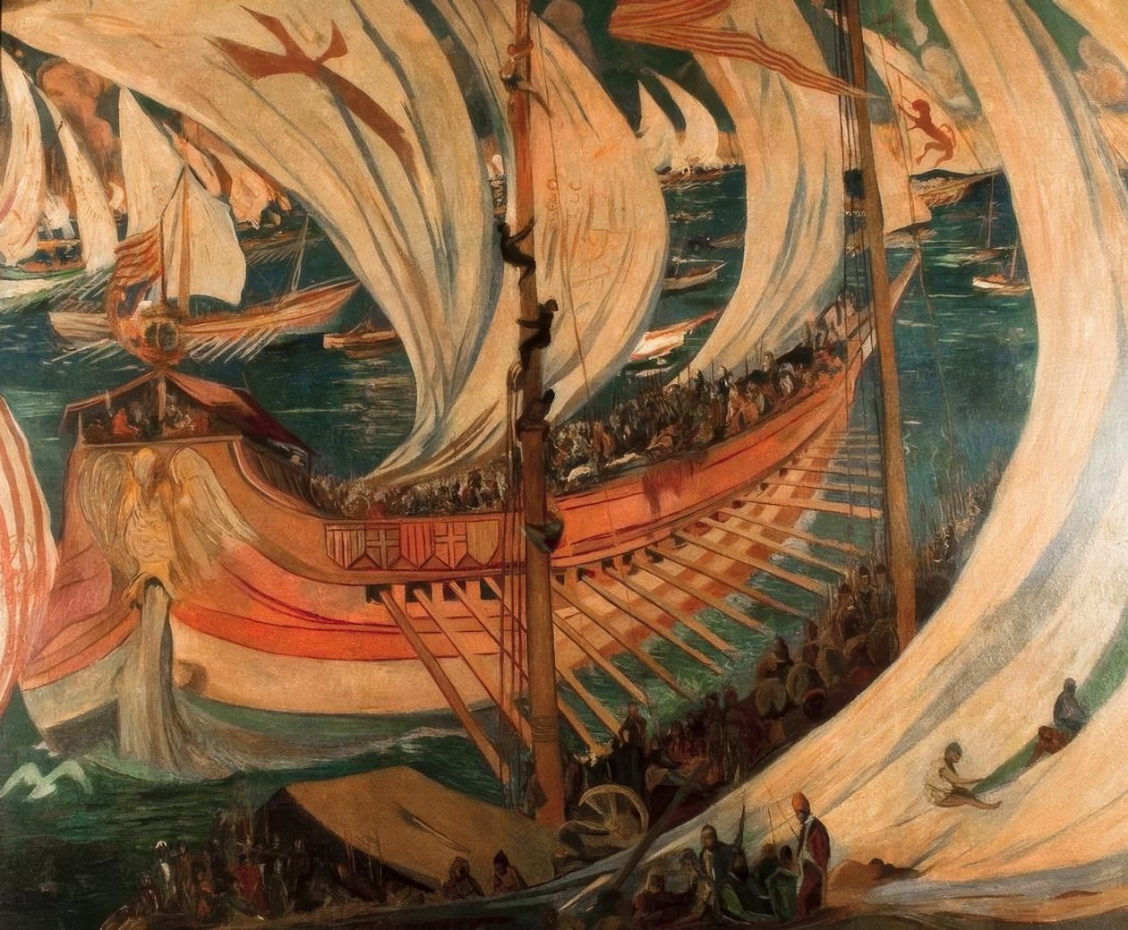 Dobytí Mallorky od Joaquim Mir i Trinxet
