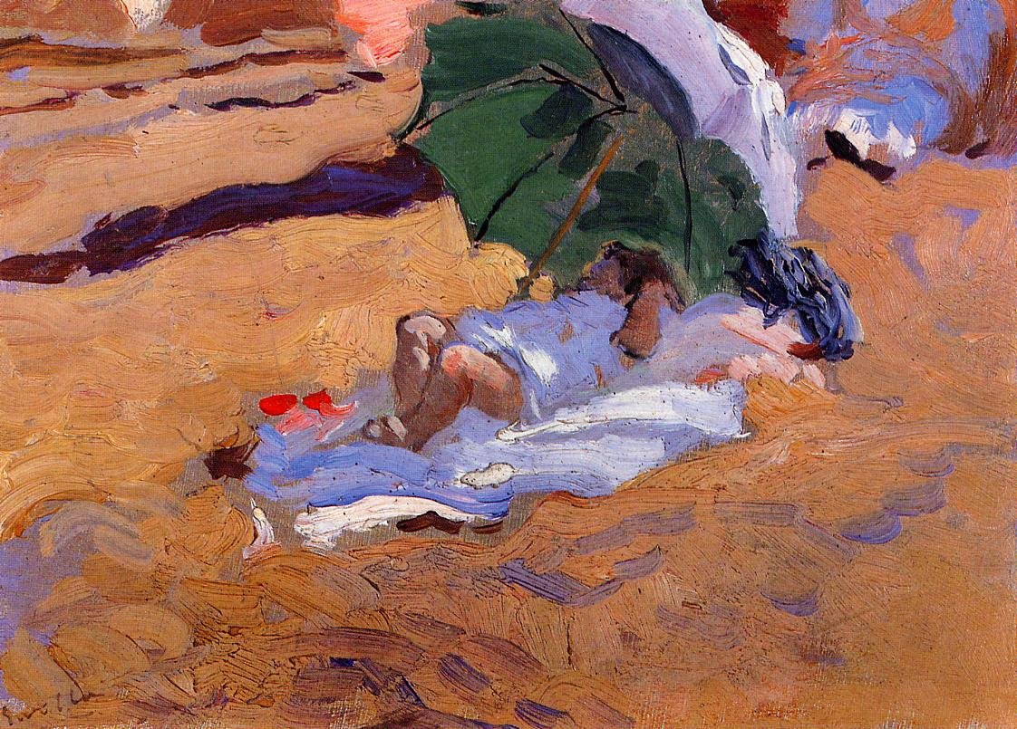 Childs Siestan od Joaquín Sorolla