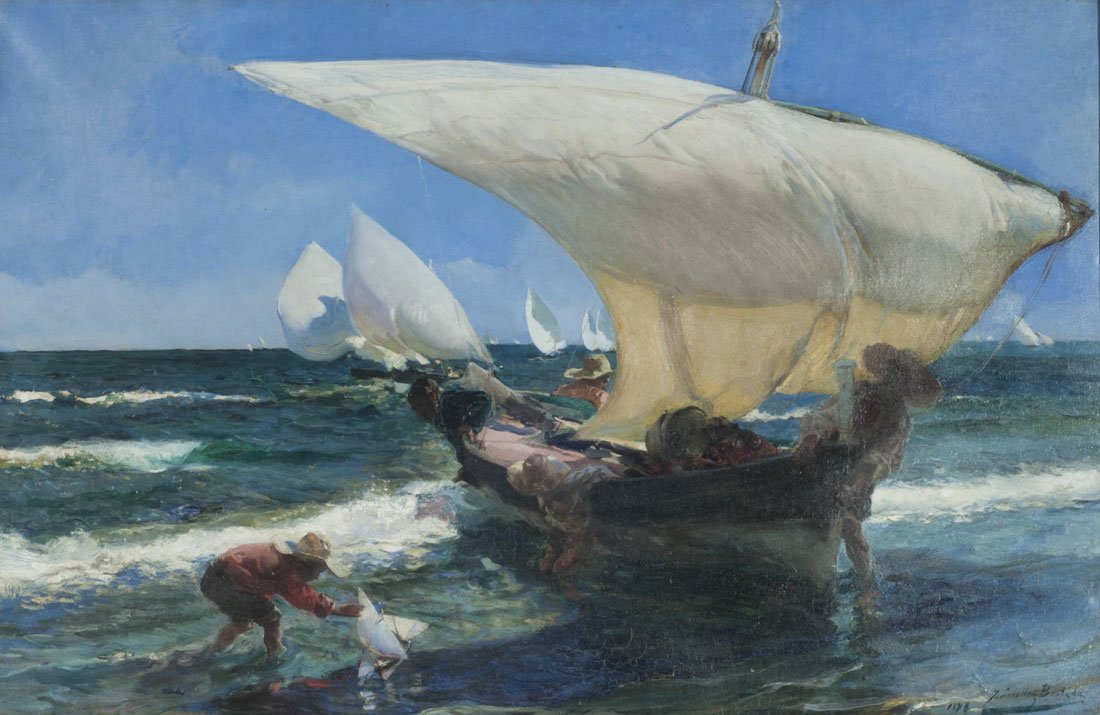 Na pobřeží Valencie od Joaquín Sorolla