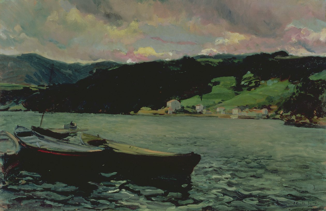 Ústí Nalonu, Asturie od Joaquín Sorolla
