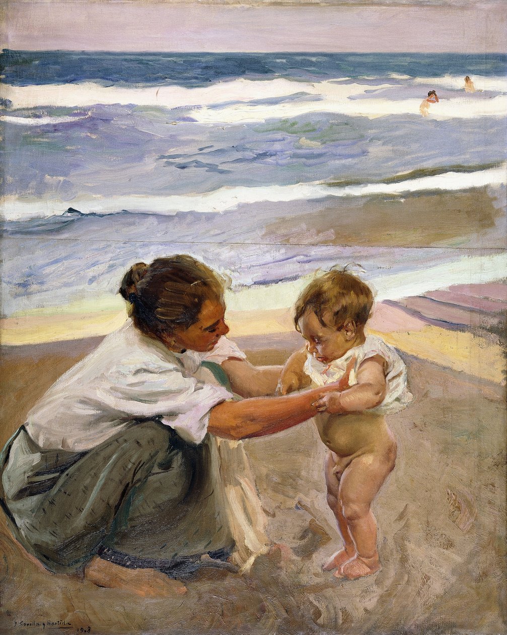 Na pobřeží, 1908 od Joaquín Sorolla