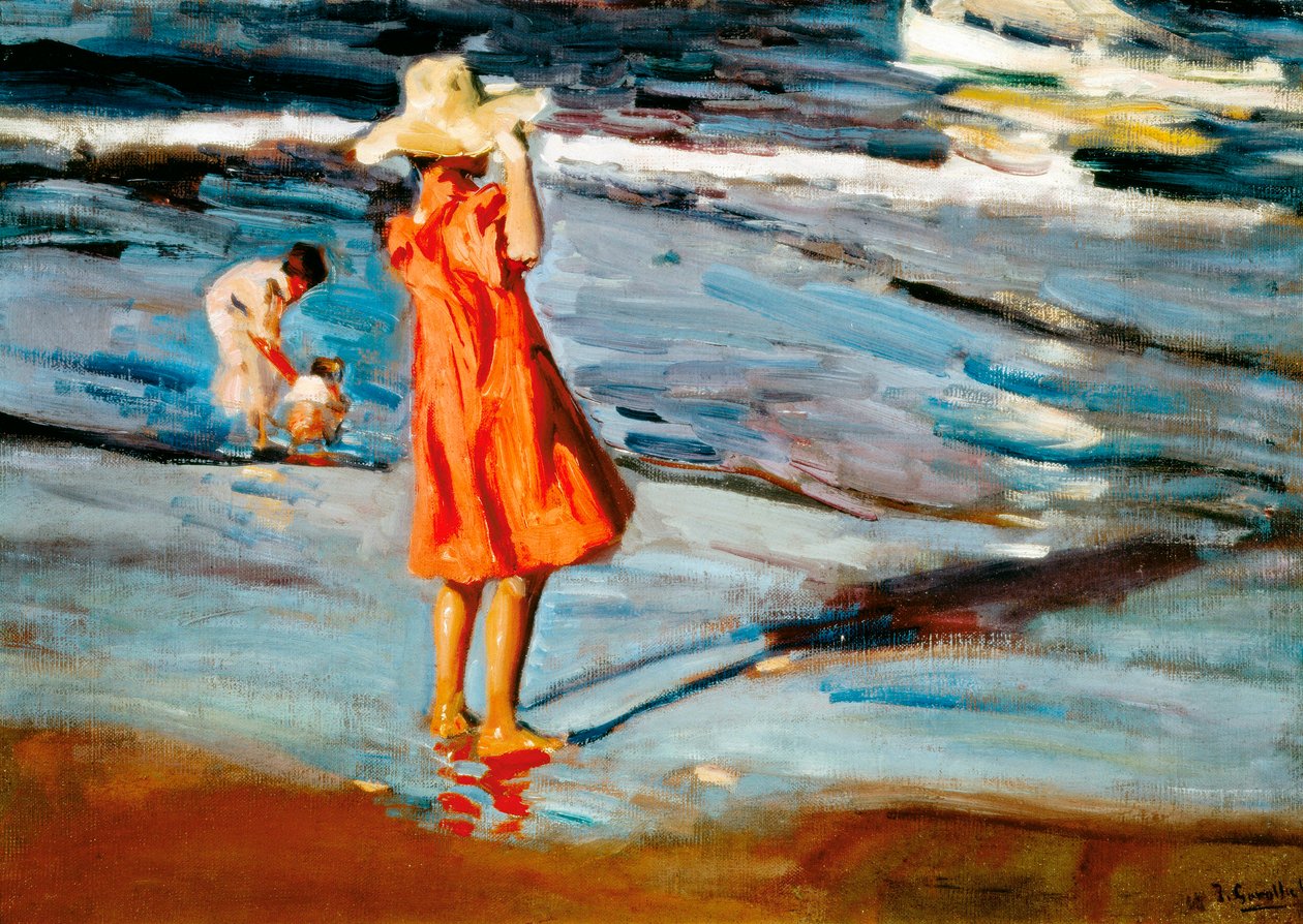 "" Děti na pláži "" Obraz od Joaquina Sorolly (1863-1923). 1900 od Joaquín Sorolla