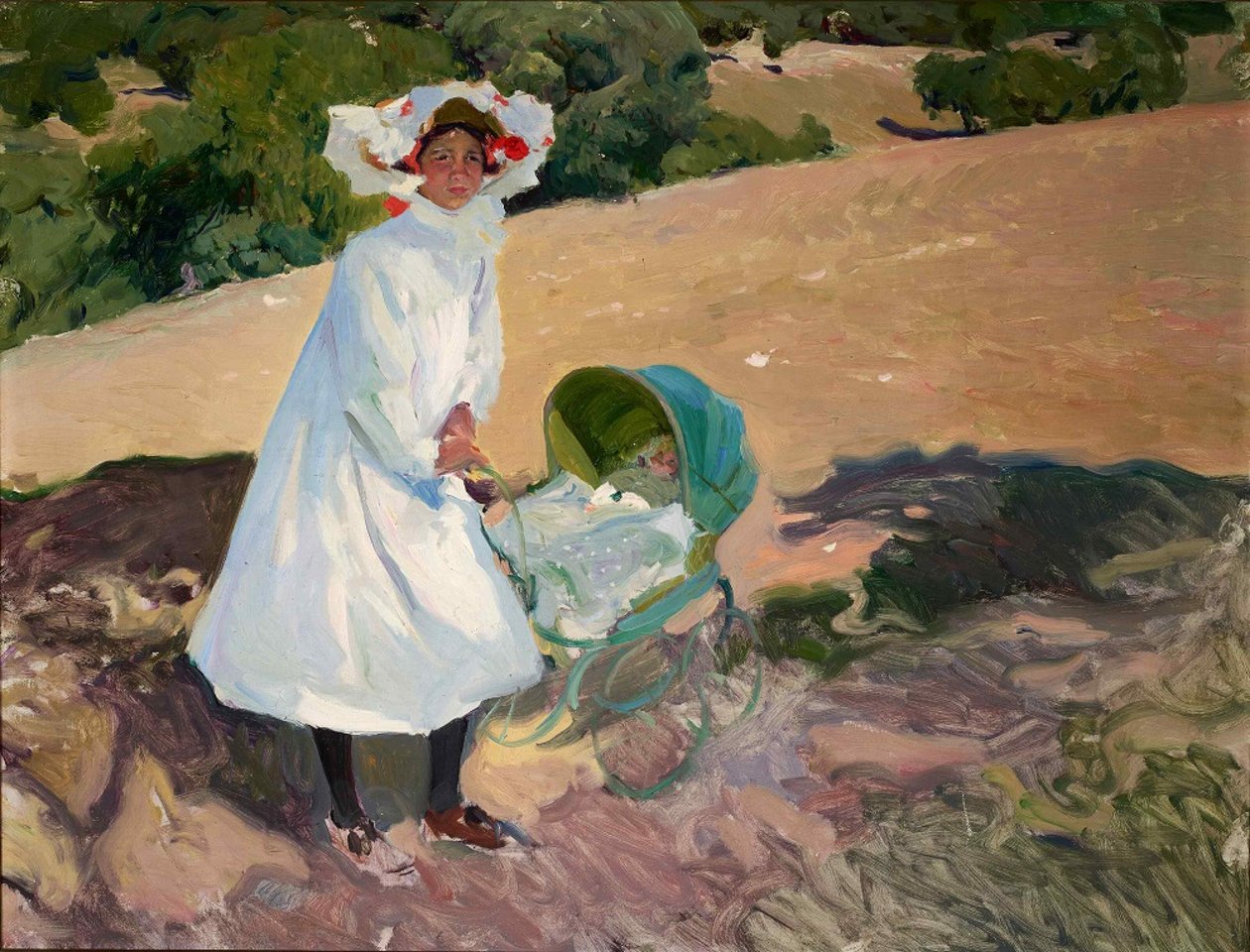 Elena v El Pardo, 1907. od Joaquin Sorolla y Bastida