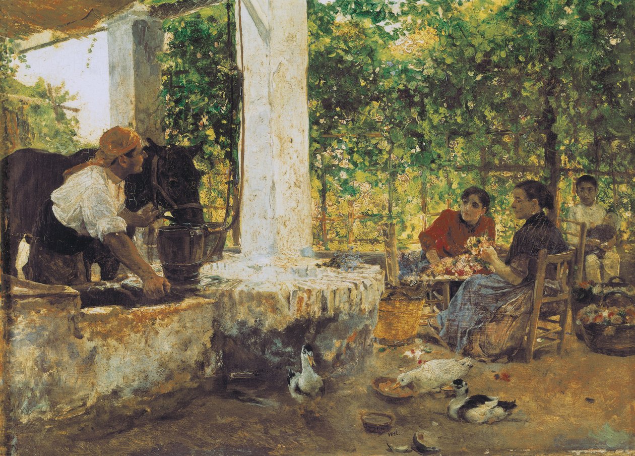 Postavy pod mříží od Joaquin Sorolla y Bastida