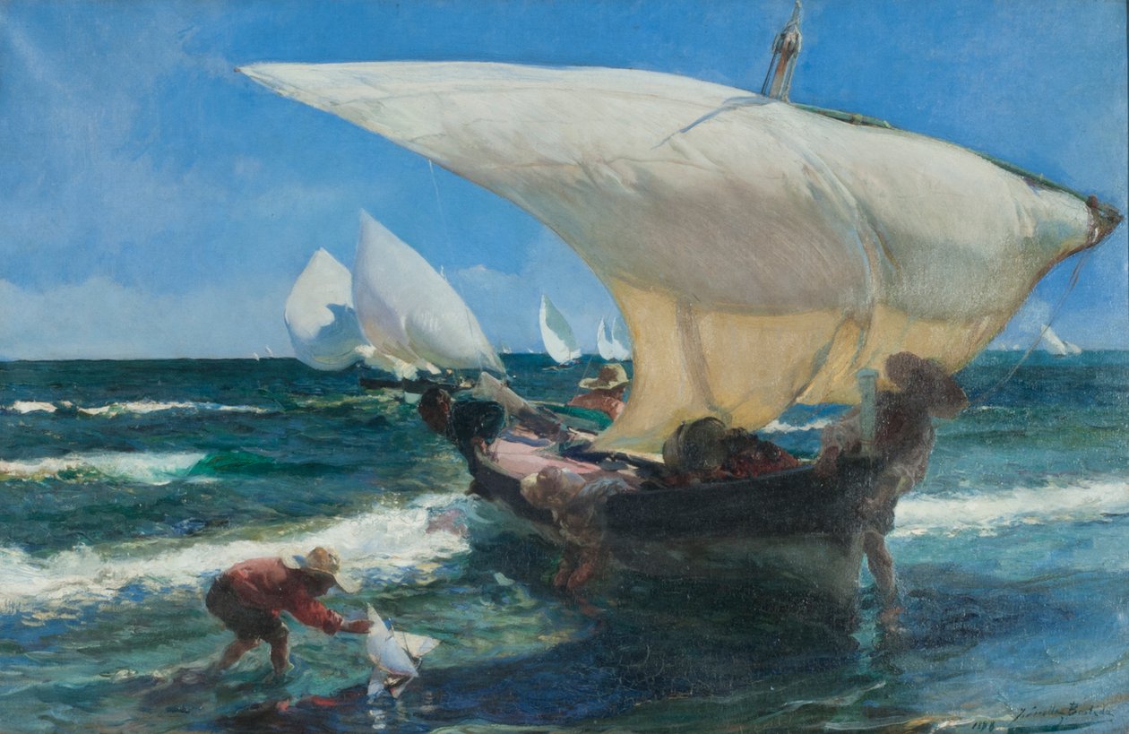 Na pobřeží Valencie od Joaquin Sorolla y Bastida