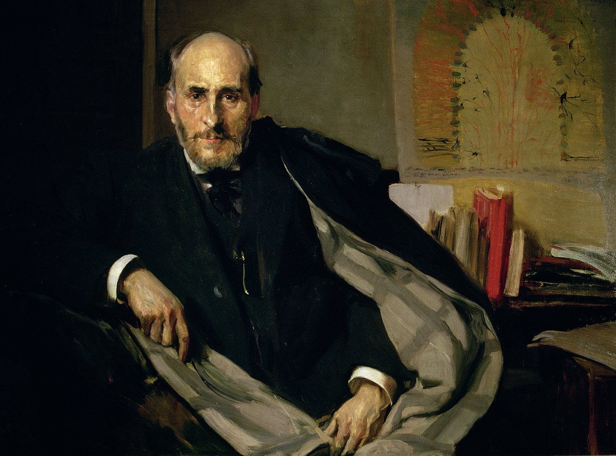 Portrét Santiaga Ramona y Cajala (1852-1934) 1906 (olej na plátně) od Joaquin Sorolla y Bastida