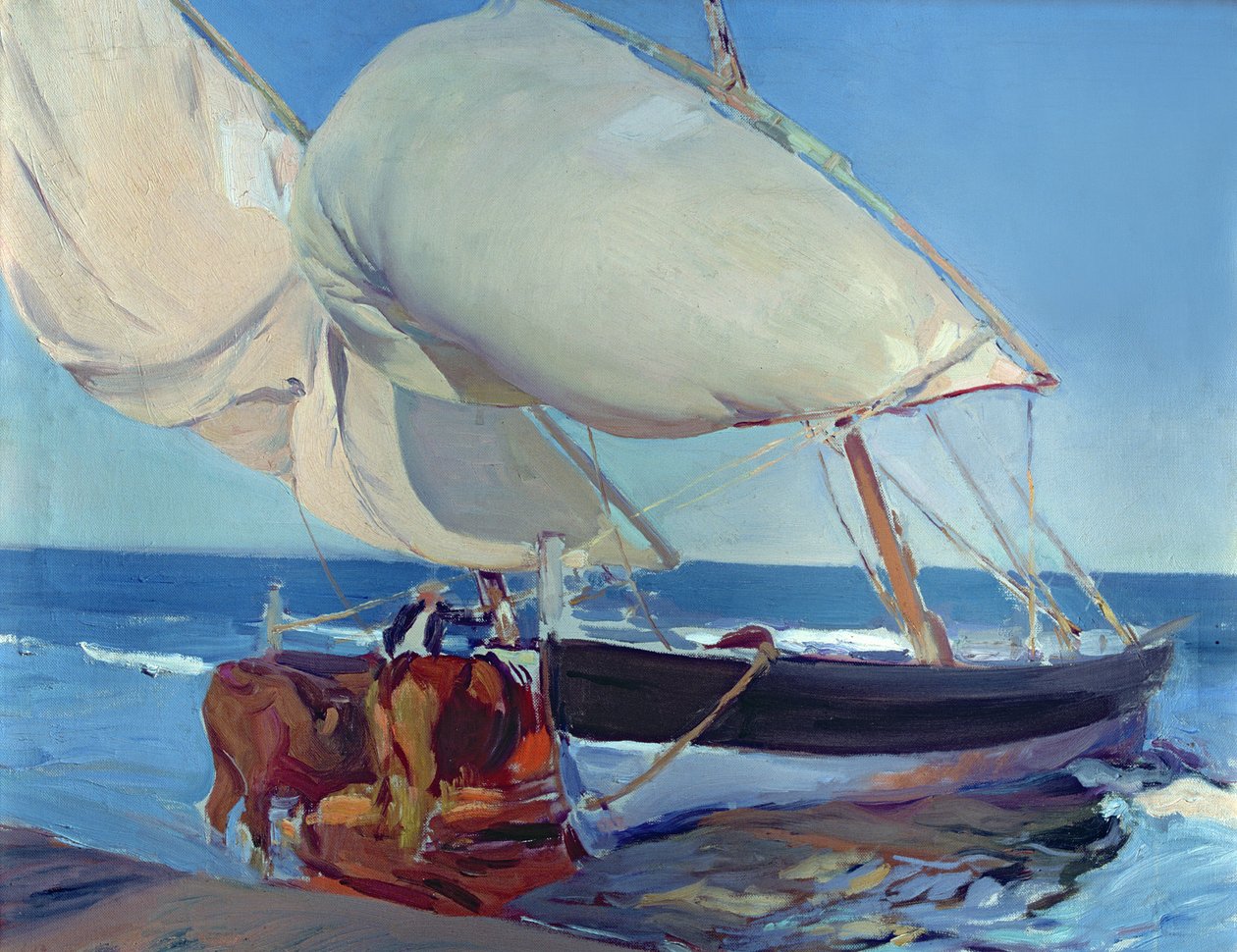 Plachetnice od Joaquin Sorolla y Bastida