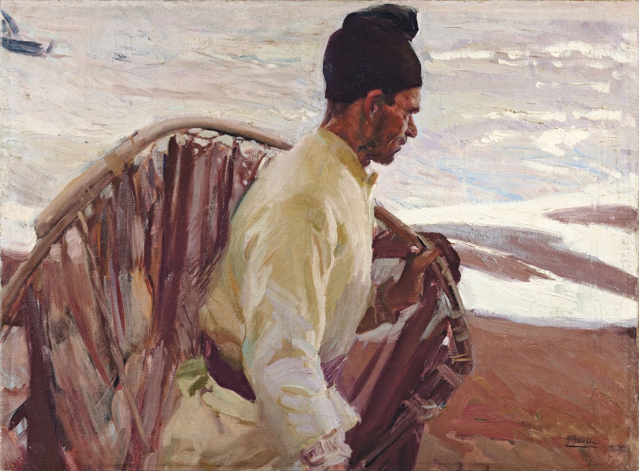 Rybář krevet, Valencie; Rybář krevet, Valencie, 1908 od Joaquín Sorolla