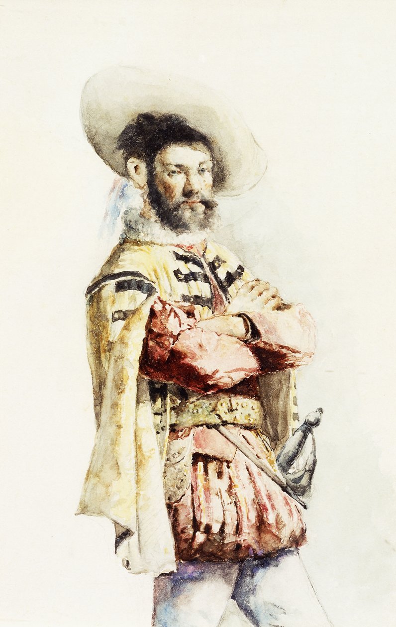 mušketýr, od Joaquín Sorolla