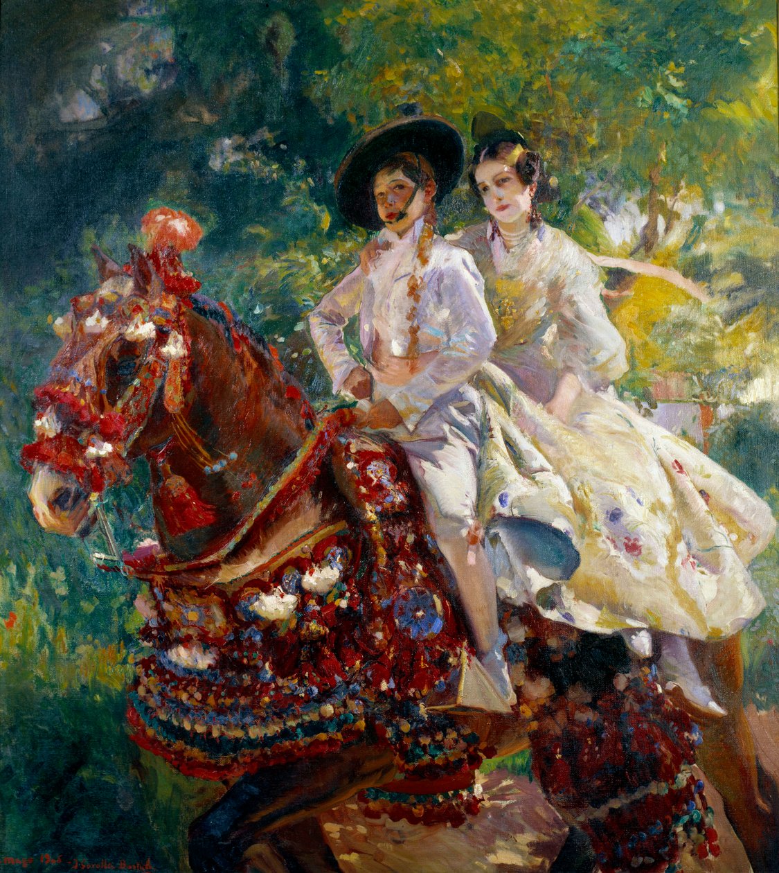 Návrat obrazu Feria od Joaquina Sorolly (1863-1923) (např.), 20. století. Madrid, muzeum Sorolla od Joaquín Sorolla