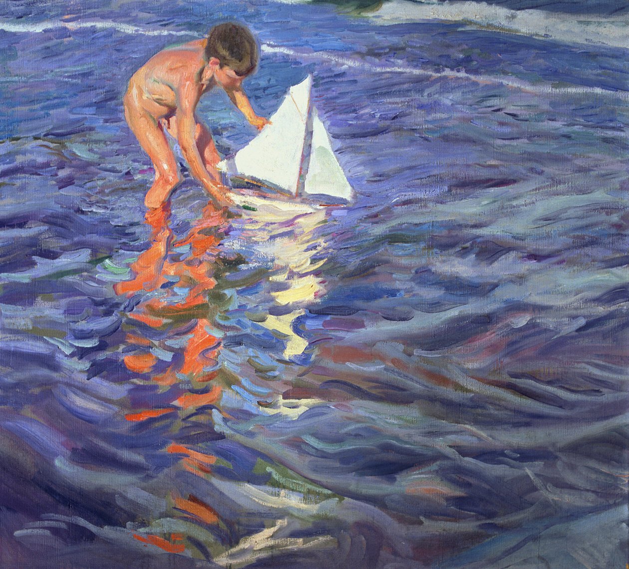 Mladý jachtař od Joaquin Sorolla y Bastida