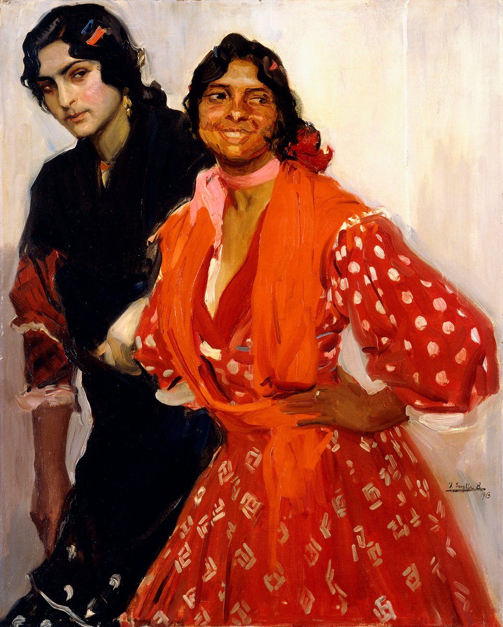 Dva Cikáni; Dos Gitanas, 1913 od Joaquín Sorolla