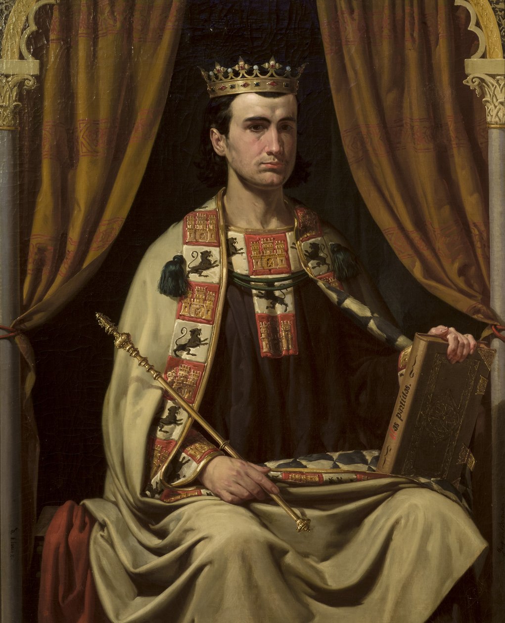 Alfonso X moudrý od Joaquín Domínguez Bécquer