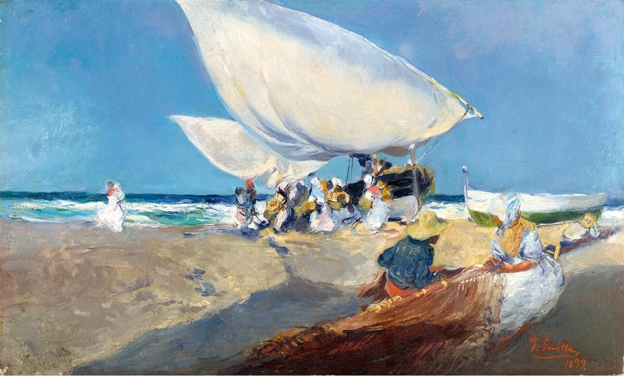 Opravy sítí od Joaquín Sorolla