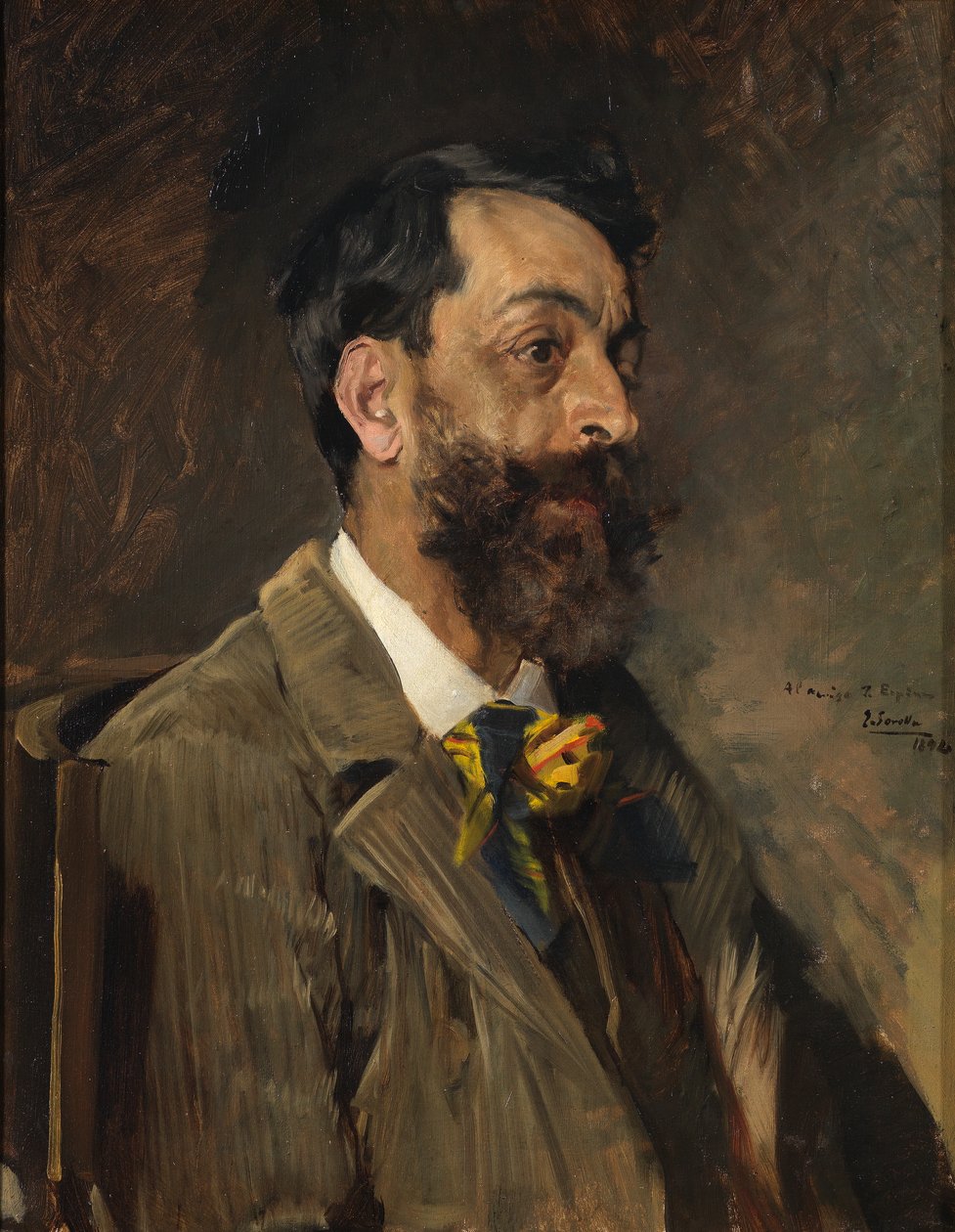 Malíř Juan Espina y Capo od Joaquín Sorolla