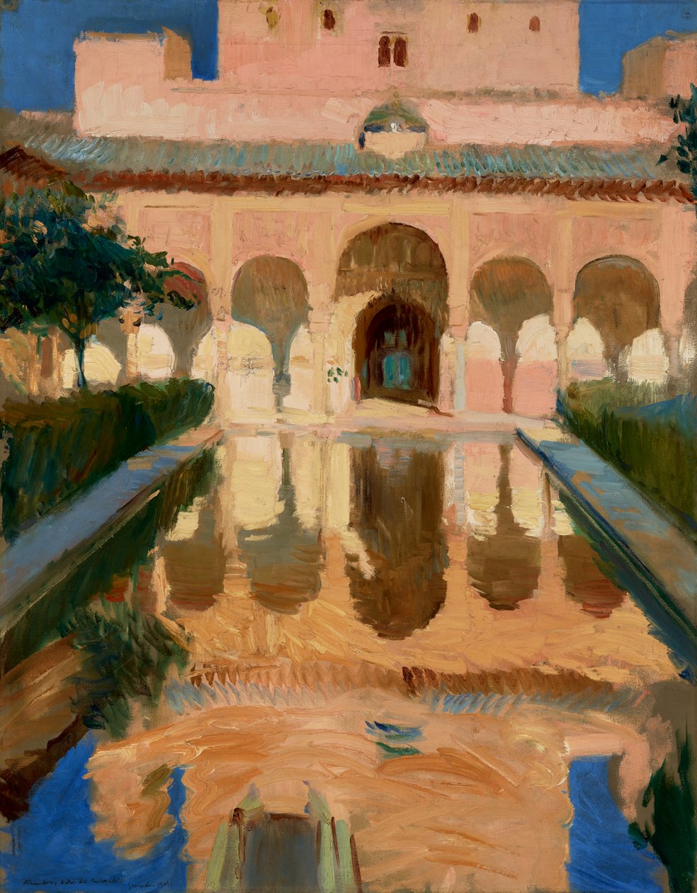 Síň velvyslanců, Alhambra, Granada od Joaquín Sorolla