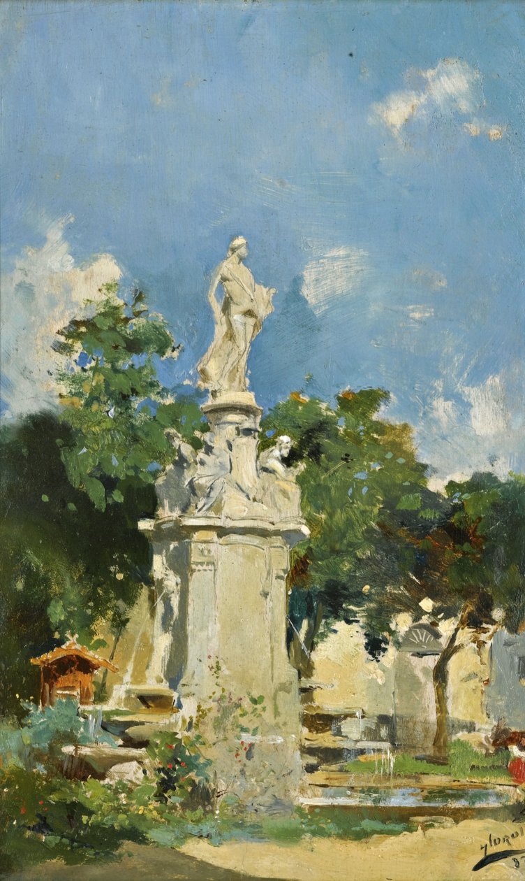 La Fuente de Apolo, Madrid od Joaquín Sorolla