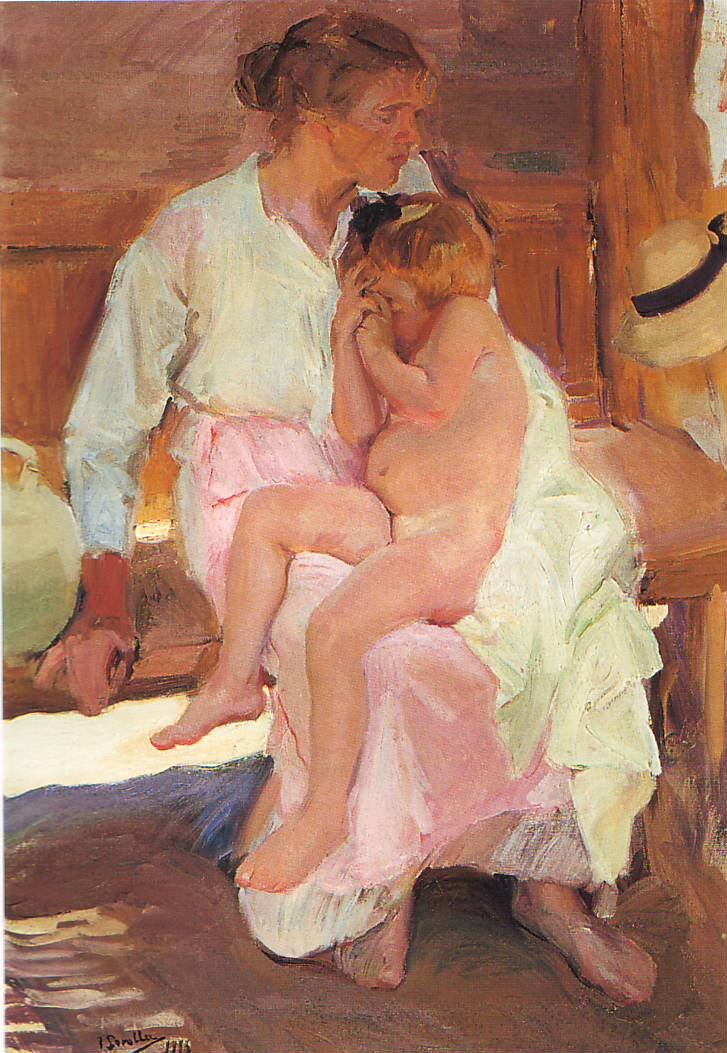 Matka a dcera od Joaquín Sorolla