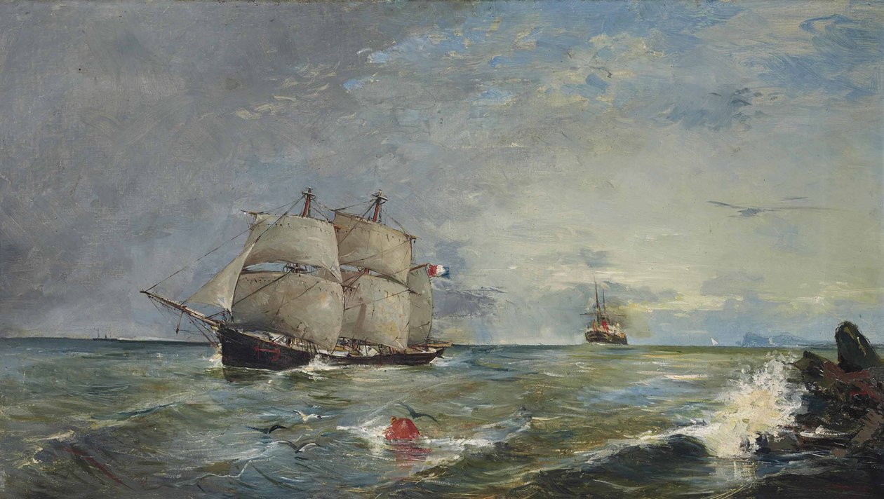 Přímořská krajina od Joaquín Sorolla
