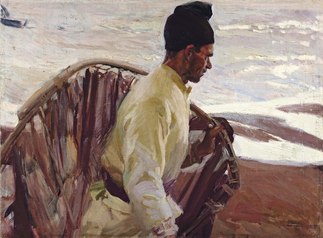 Rybář krevet, Valencie od Joaquín Sorolla