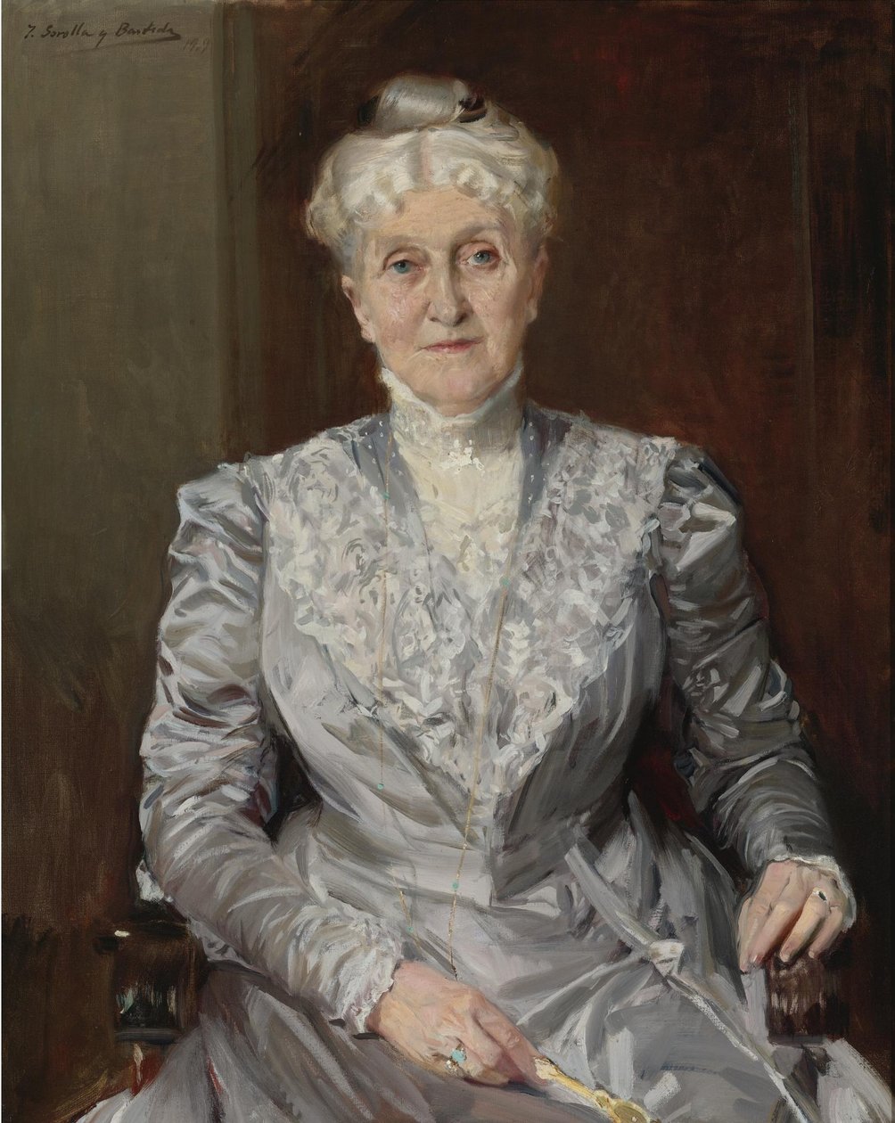 Retrato de Emily Perkins od Joaquín Sorolla