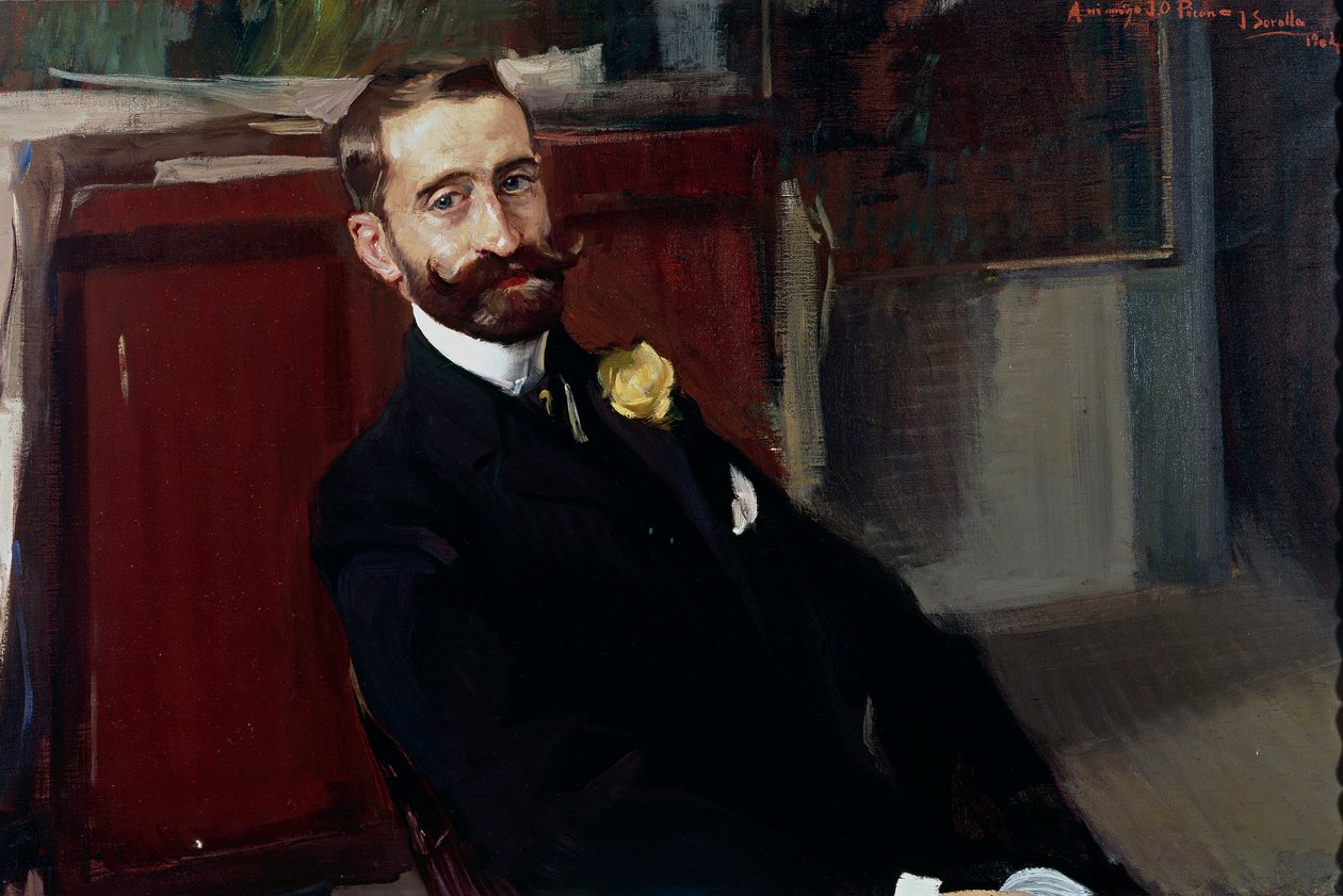 Portrét Jacinto Felipe Picón y Pardiñas od Joaquín Sorolla