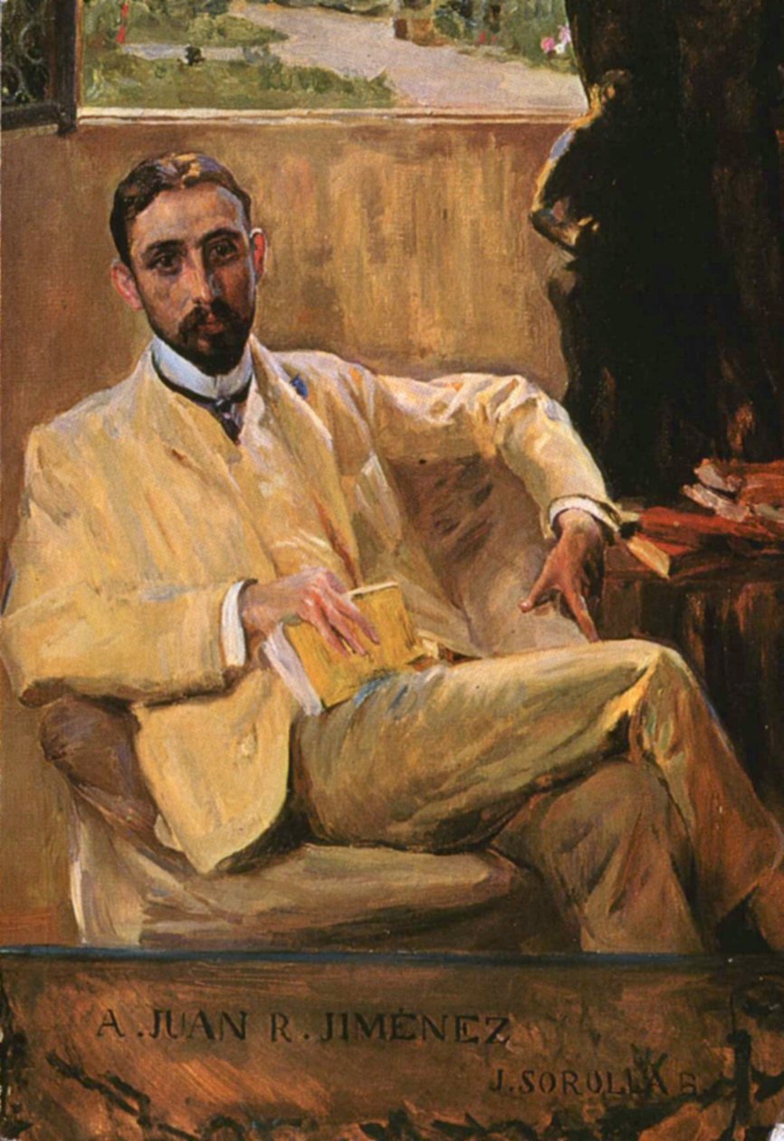 Portrét Juana Ramóna Jiméneze od Joaquín Sorolla