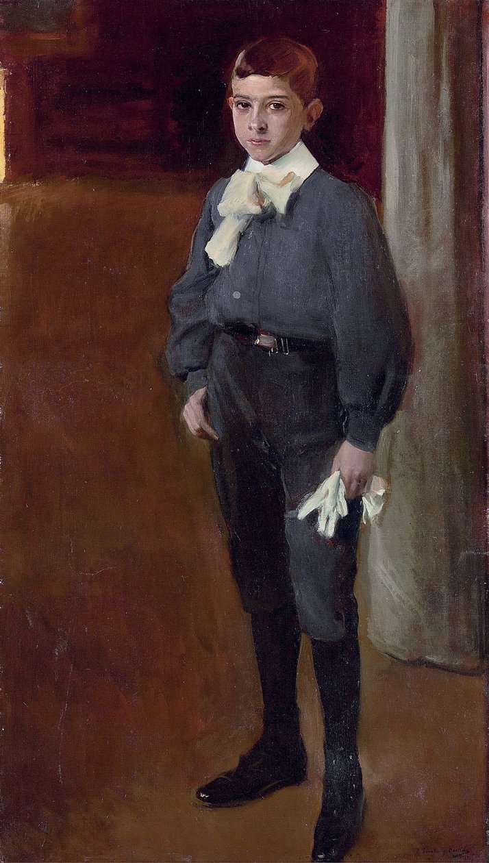 Portrét dítěte José Maria Suárez od Joaquín Sorolla