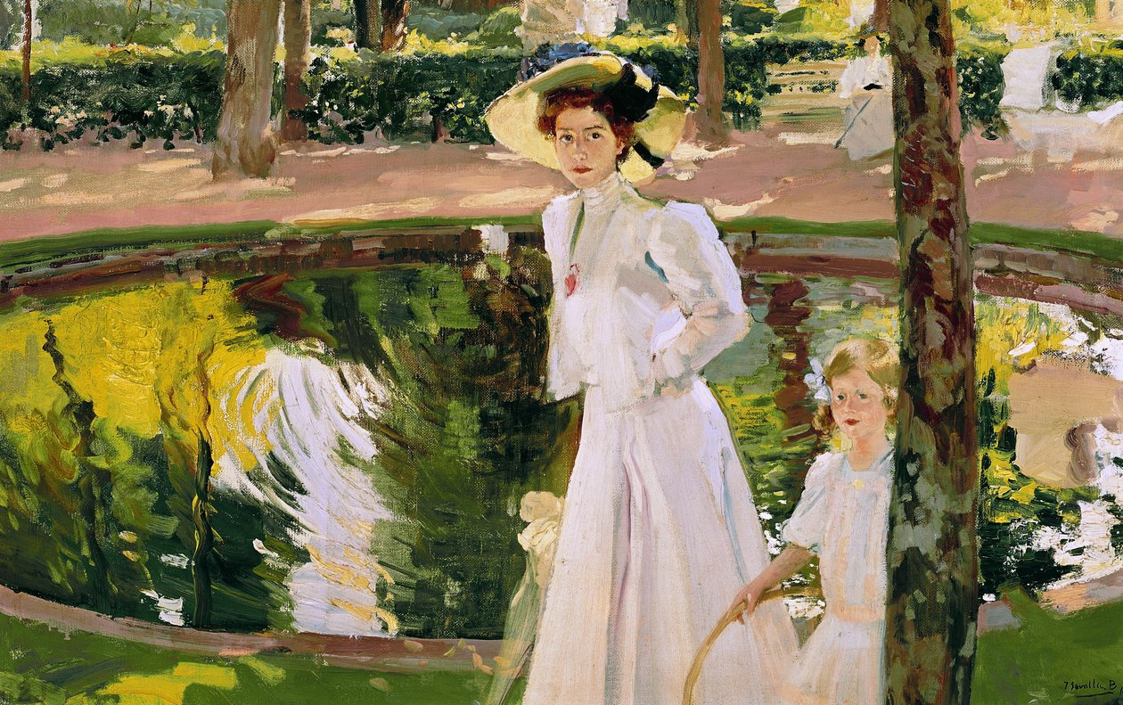 Zahrada, 1913 od Joaquín Sorolla