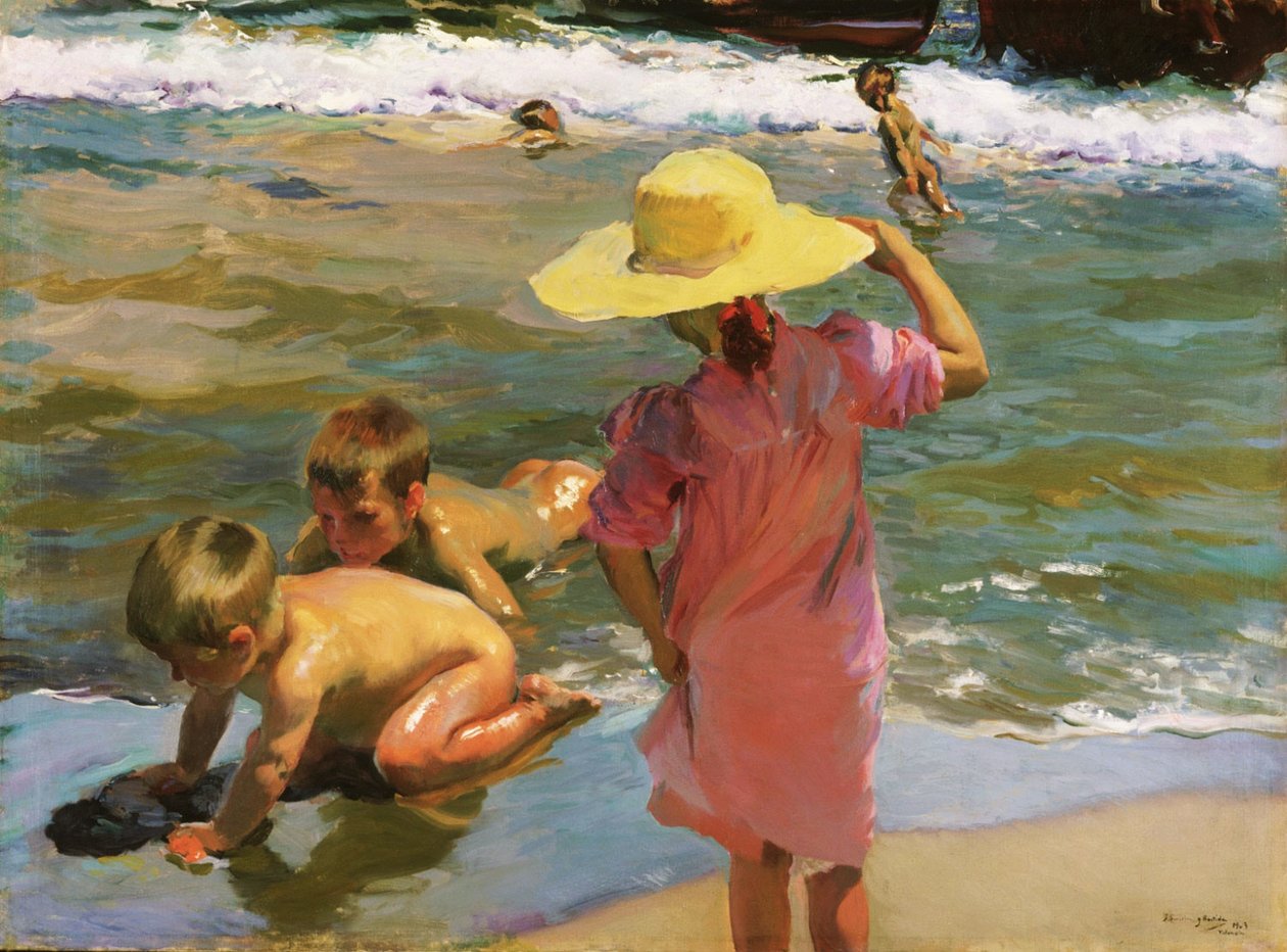 Mladí obojživelníci od Joaquín Sorolla