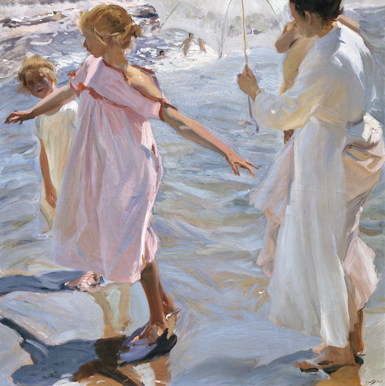 Čas na koupání, Valencie od Joaquín Sorolla