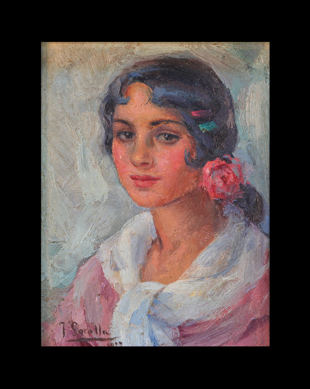 Portrét ženy od Joaquín Sorolla