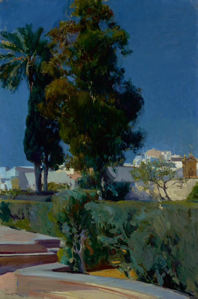 Corner of the Garden, Alcazar, Sevilla, 1910 od Joaquín Sorolla