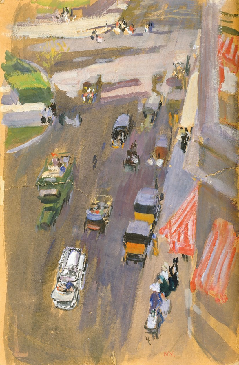 Pátá avenue, New York od Joaquín Sorolla