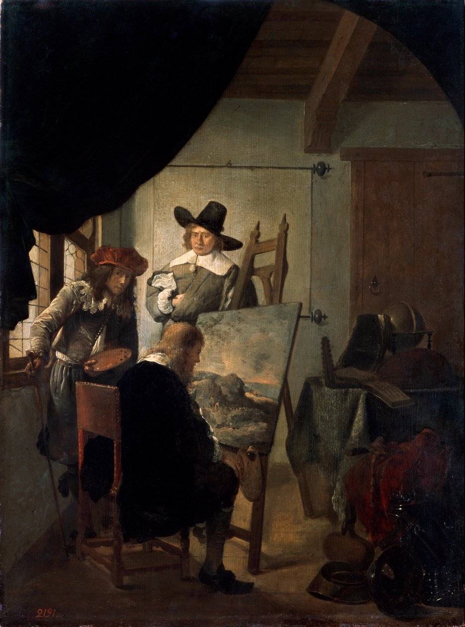 „Návštěva v ateliéru umělce“, 1659. od Job Adriaensz Berckheyde
