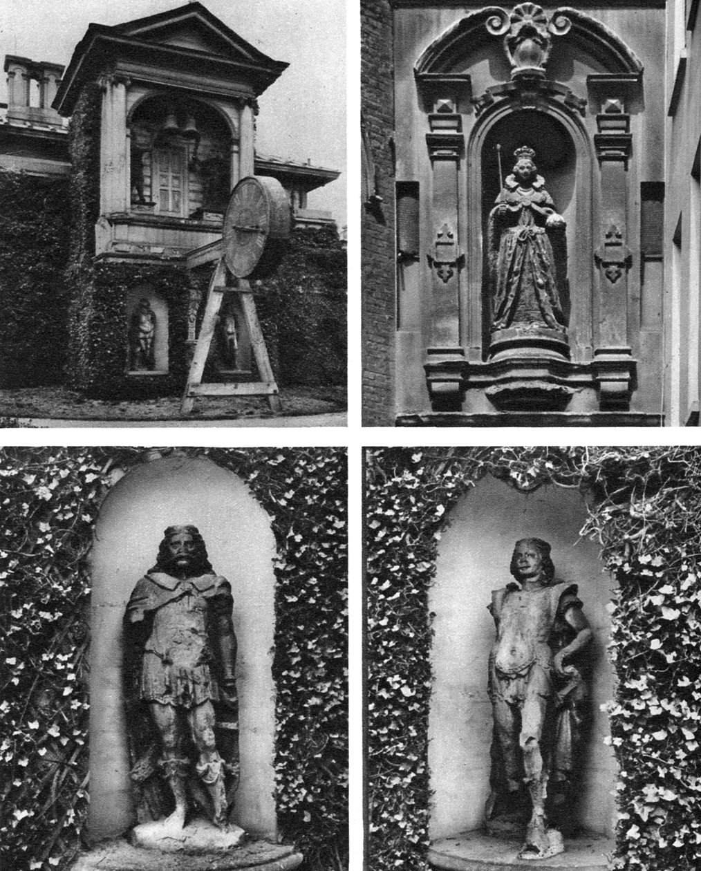 Hodiny a sochy, kostel St Dunstan-in-the-West, Londýn, 1926-1927 od Joel
