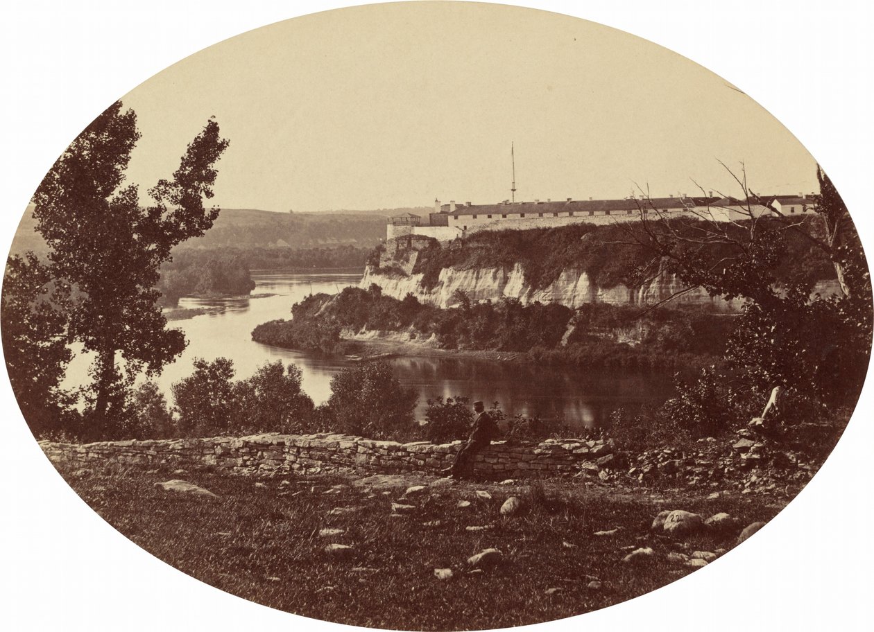 Fort Snelling,c. 1865 (foto) od Joel Emmons Whitney