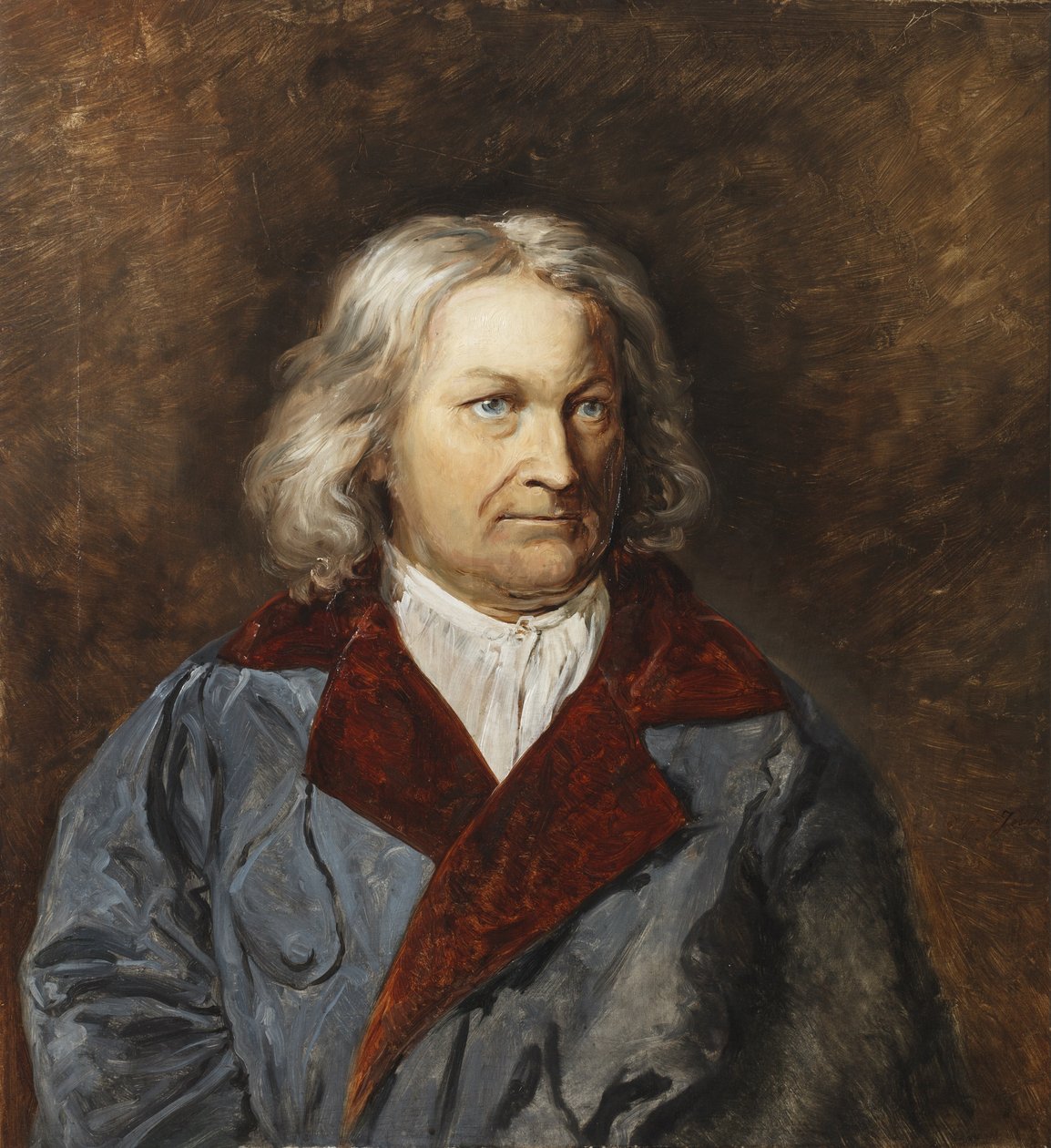 Portrét Bertela Thorvaldsena od Johan Christian Dahl