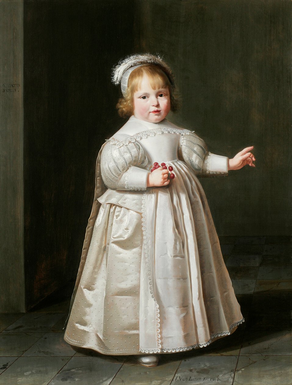 Portrét Willema van der Muelena, 3 roky, 1634 od Johan Cornelisz van Loenen