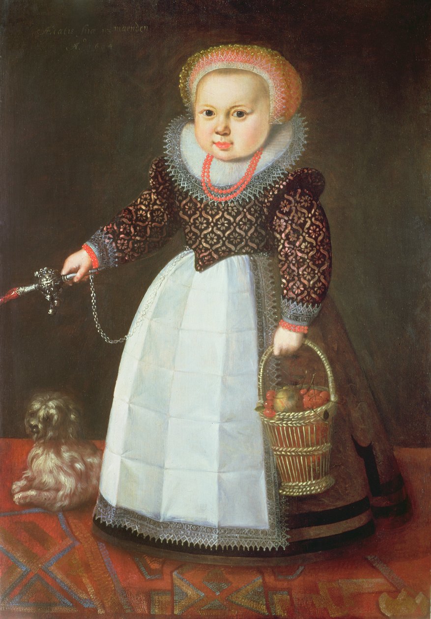 Malé dítě se psem od Johan Cornelisz van Loenen