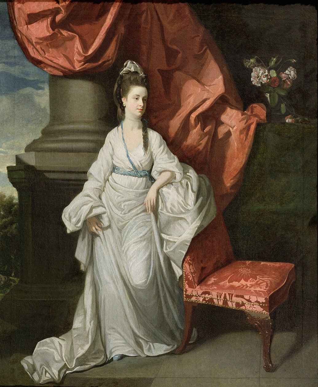 Lady Grant, manželka Sira Jamese Granta, Bt., 1770-80 od Johan Joseph Zoffany