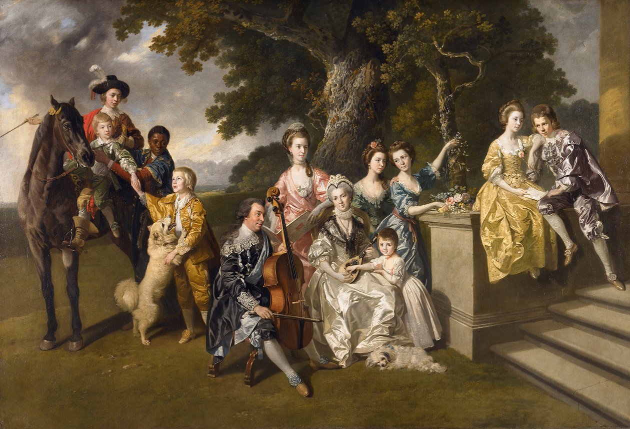 Rodina sira Williama Younga od Johan Joseph Zoffany