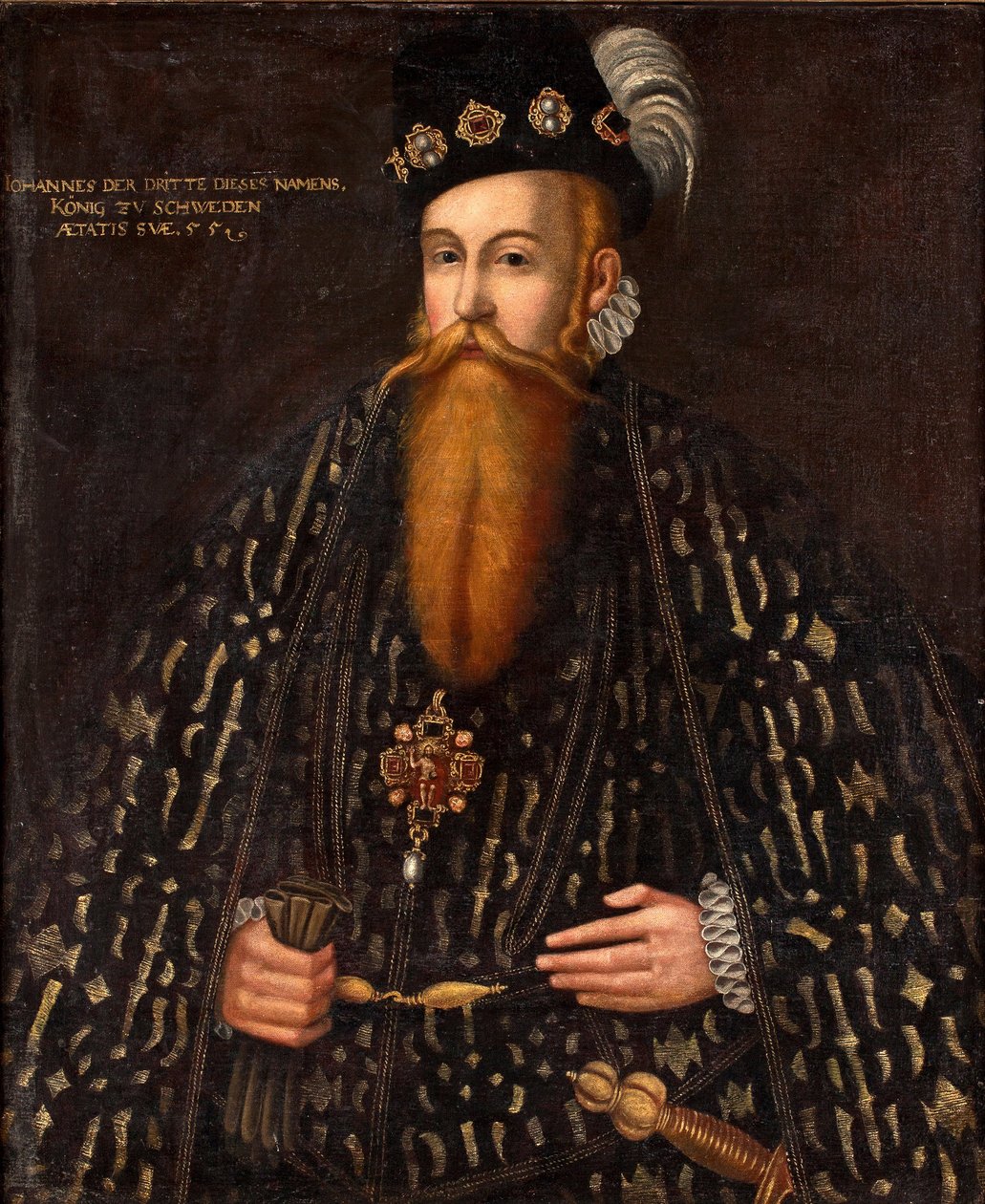 Švédský král Jan III od Johan Baptista van Uther