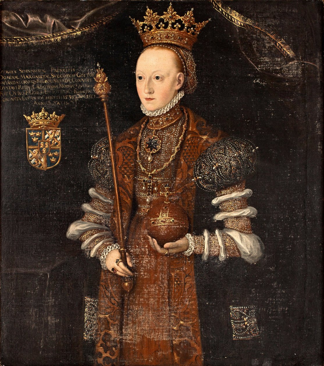 Švédská královna Margaret Leijonhufvud od Johan Baptista van Uther